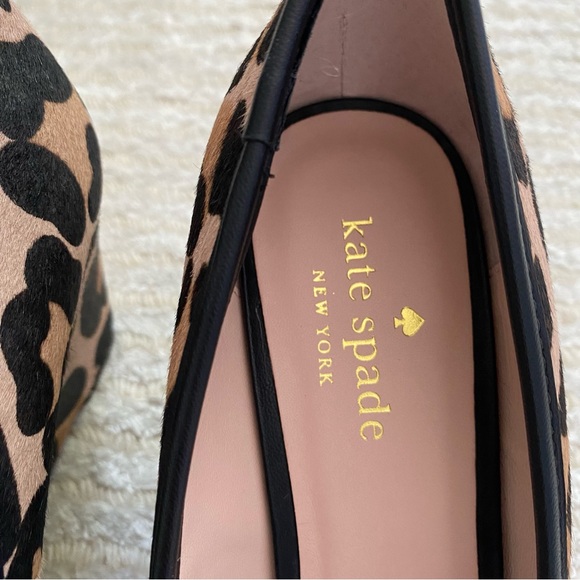 NWT Kate Spade Kacey leopard wedges - Picture 4 of 14